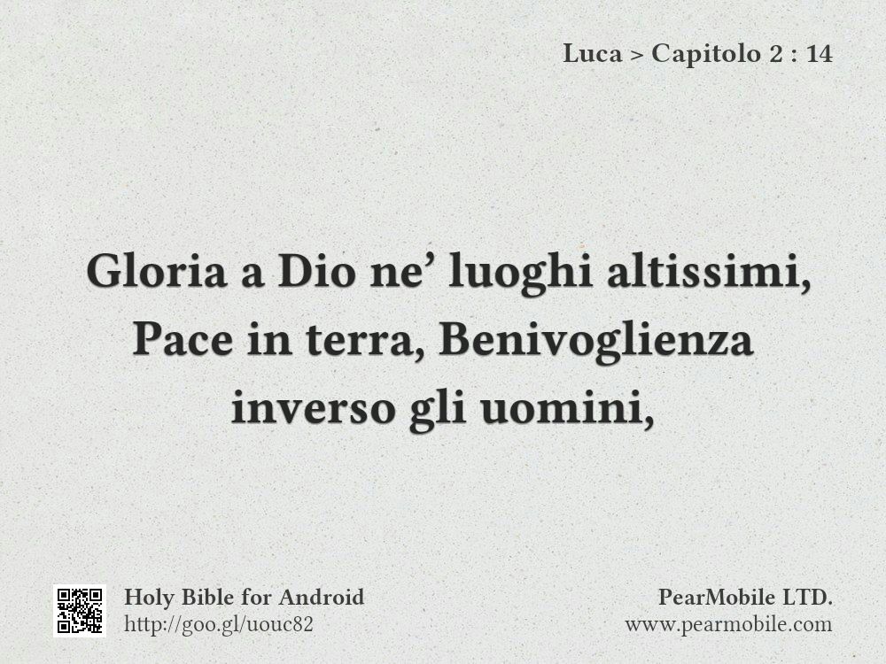 Luca, Capitolo 2:14